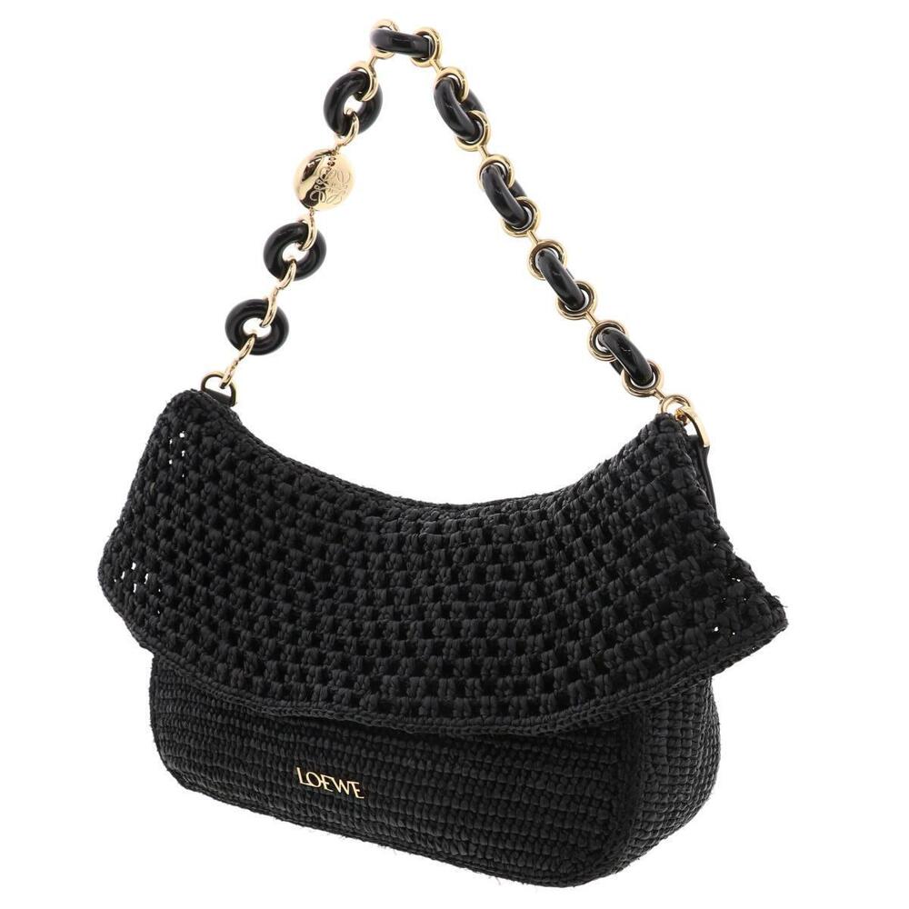 LOEWE Ora Bag Shoulder Basket Black A - Picture 2 of 6